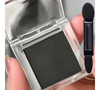 Thanksgiving Christmas Eyeshadow Powder for Women - Velvety Smooth Texture with Buildable Pigment, Long-Lasting Smudge-Resistant Eye Shadow Compact with Dual-Ended Applicator (01 Matte Black)