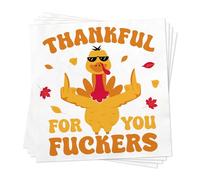 Thanksgiving Cocktail Napkins, 50 Pack Friendsgiving Paper Napkins, Funny Thanksgiving Party Decor Supplies, Fall Autumn Turkey Thankful Dinner Napkins, Friendsgiving Gifts for Women Men, 5x5 inch