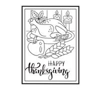 Thanksgiving Coloring Book for Kids - Festive Fun!