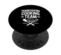 Thanksgiving Cooking Team Family Dinner Fun PopSockets Adhesive PopGrip