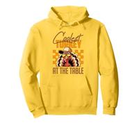 Thanksgiving Coolest Turkey At The Table Boys Kids Toddler Pullover Hoodie