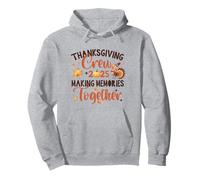 Thanksgiving Crew 2025 Making Memories Turkey Family Autumn Pullover Hoodie