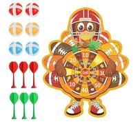 Thanksgiving Dart Board Game - 71x56x2cm Cute Indoor Outdoor Thanksgiving Party Supplies, Turkey Dartboard Dinner Activities For Adults Lovers Family Boys Girls Kids
