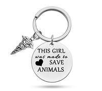 Thanksgiving Day Gift Vet Tech Gifts for Women Keychain Jewelry Appreciation Gift for Veterinarian Technician Thank You Keyring Christmas Birthday Gift for Veterinary Medicine Graduation