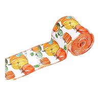 Thanksgiving Day Harvest Ribbon Wide Decors with Multiple Pattern Wonderful for Gift Wrapping and Party Decors Fall Wire Edges Curly Fall Wire Ribbon