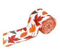 Thanksgiving Day Harvest Ribbon Wide Decors with Multiple Pattern Wonderful for Gift Wrapping and Party Decors Fall Wire Edges Curly Fall Wire Ribbon