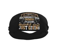 Thanksgiving Day Is A Good Day To Recommit Our Energies To Giving Thanks And Just Giving Women Men Head Bands Non-Slip Sweatband Moisture Wicking Sports Headband For Cycling Workout Gym