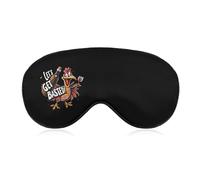 Thanksgiving Day Let's Get Basted Comfortable Sleep Eye Mask Soft Covers for Sleeping with Adjustable Strap