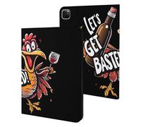 Thanksgiving Day Let's Get Basted Slim Case Compatible with iPad 10th 9th 8th 7th Generation 2022 2021 2020 2019 Protective Cover Stand