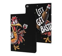 Thanksgiving Day Let's Get Basted Slim Case Compatible with iPad 10th 9th 8th 7th Generation 2022 2021 2020 2019 Protective Cover Stand