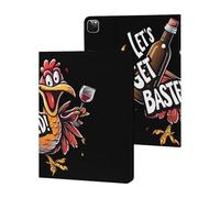 Thanksgiving Day Let's Get Basted Slim Case Compatible with iPad 10th 9th 8th 7th Generation 2022 2021 2020 2019 Protective Cover Stand