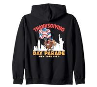 Thanksgiving Day Parade New York City Thanksgiving Zip Hoodie