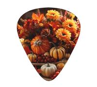 Thanksgiving Day Punmpkin Print12 Professional Guitar Tuner For Guitar, Bass, & Chromatic Tuning Modes