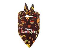 Thanksgiving Dog Bandana Fall Pet Scarf Adjustable Pumpkin Turkey Maple Leaf Triangle Bib Thanksgiving Clothing Clothing Accessories For Small And Medium Dogs And Cats 72300