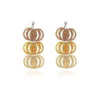 ThanksGiving Earrings for Women Maple Leaf Pumpkin Drop Dangle Earrings Fall Acrylic Maple Earrings Thanksgiving Theme Party Jewelry Accessories, L, Acrylic, No Gemstone