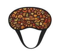 Thanksgiving Elastic Band Eye Mask for Sleeping, Blackout Sleep Mask Block Light, Comfortable Travel Nap