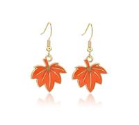 Thanksgiving Fall Earrings for Women Dangling Charm Turkey Pumpkin Mushroom Maple Leaf Autumn Earrings Thanksgiving Jewelry for Women, M, Mixed materials, No Gemstone