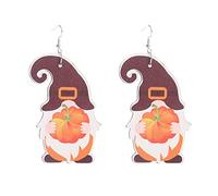 Thanksgiving Fall Earrings Wooden Thanksgiving Fall Drop Dangle Earrings Handmade Turkey Pumpkin Maple Leaf Fall Earrings Thanksgiving Autumn Jewelry Gifts For Women Girls Girls Birthday (E, One Size)