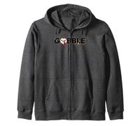Thanksgiving Gobble Till You Wobble Gobble Zip Hoodie