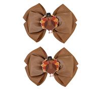 Thanksgiving hair clip turkey themed bullet for kids, not slip borders for holiday incidents and school work, turkey hair clip for kids