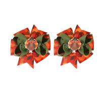Thanksgiving hair clip turkey themed bullet for kids, not slip borders for holiday incidents and school work, turkey hair clip for kids