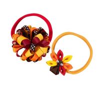 Thanksgiving hair clip turkey themed bullet for kids, not slip borders for holiday incidents and school work, turkey hair clip for kids