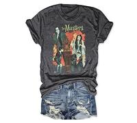 Thanksgiving Halloween 1978 T-Shirts Women Funny Pumpkin Haddonfield Vintage Horror Movie Michael Myers Graphic Tee Tops, Grey1, XL