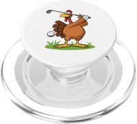 Thanksgiving Humor Turkey Golf PopSockets PopGrip for MagSafe