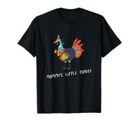 Thanksgiving Kids Outfit Funny Boys Mommys Little Turkey T-Shirt