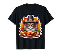 Thanksgiving Maine Coon Cat Owner Lover Fall Autumn Pumpkin T-Shirt