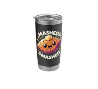 Thanksgiving Mashed & Smashed Funny Sweet Potato Stainless Steel Insulated Tumbler