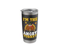 Thanksgiving Matching I'm The Angry Turkey Stainless Steel Insulated Tumbler