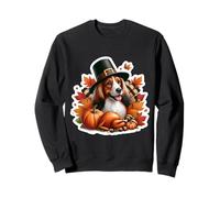 Thanksgiving Nederlandse Kooikerhondje Dog Owner Mom Dad Pup Sweatshirt