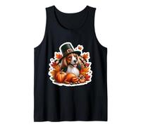Thanksgiving Nederlandse Kooikerhondje Dog Owner Mom Dad Pup Tank Top