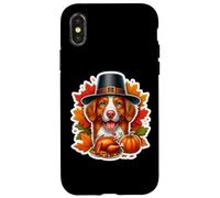 Thanksgiving Nova Scotia Duck Tolling Retriever Dog Owner Case for iPhone X/XS