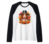 Thanksgiving Nova Scotia Duck Tolling Retriever Dog Owner Raglan Baseball Tee