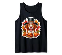 Thanksgiving Nova Scotia Duck Tolling Retriever Dog Owner Tank Top