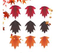 Thanksgiving Party Decorations, Maple Leaves Paper Fans Ornaments, Hangable Decoration for Thanksgiving Autumn Wedding Baby Shower Wall Ceiling Party