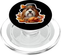 Thanksgiving Petit Basset Griffon Vendéen Dog Owner Mom Dad PopSockets PopGrip for MagSafe