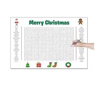Thanksgiving Poster,Interactive Large Wall Game | Christmas Word Find Puzzle Poster - for Women Boys Girls Youth Teens Son Daughter Family Friends Coworkers