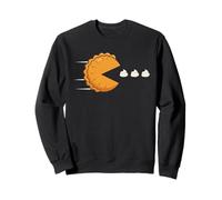 Thanksgiving pumpkin pie eating whipped cream - Funny Sweatshirt