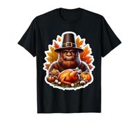 Thanksgiving Sasquatch Big-Foot Fall Autumn Big Foot Lover T-Shirt