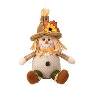 Thanksgiving Scarecrows Sphere Hanging Artistic Straw Scarecrows Sphere Accent For Thanksgiving Celebration And Gifting Party Decoration