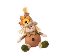 Thanksgiving Scarecrows Sphere Hanging Artistic Straw Scarecrows Sphere Accent For Thanksgiving Celebration And Gifting Party Decoration