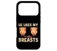 Thanksgiving She Likes My Drumstick Couple Matching Case for iPhone 17 Pro