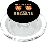 Thanksgiving She Likes My Drumstick Couple Matching PopSockets PopGrip for MagSafe