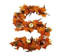 Thanksgiving Silk Garlands Reusable Door Window Embellishment For Various Celebration Thanksgiving Window Decoration Artificial Garlands