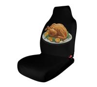 Thanksgiving Swallow Me Turkey Car Seat Cover Front Seat Protector 1PCS