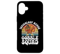 Thanksgiving Toxicology Nurse Gobble Squad Turkey Case for iPhone 16 Plus