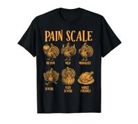 Thanksgiving Trauma Nurse Turkey Pain Scale Assessment Funny Value Graphic T-Shirt, Men, Black, L